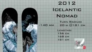 2012 Icelantic "Nomad" Skis