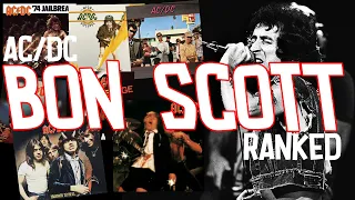 I Ranked All Of Bon Scott's Albums With AC/DC And Wow!!