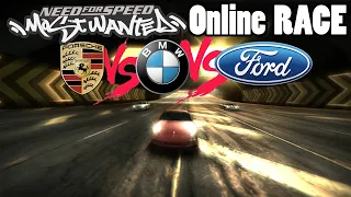 NFS MW Online Race 2020 | Porsche 911 Carrera S vs Bmw M3 GTR vs Ford GT vs Porsche Carrera GT