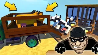 БАНДИТ УКРАЛ КОРОВ ПРЯМО С ФЕРМЫ !!! МУЛЬТИК в СКРАП МЕХАНИК !!! СКАЧАТЬ Scrap Mechanic !!!