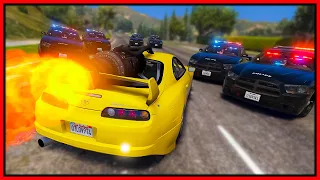 GTA 5 Roleplay - I Build Jet Supra & Cops Hated It | RedlineRP