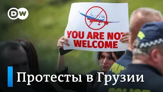 Как Грузия встретила первый прямой рейс из России