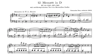 Mozart: Minuet in D K 355 - Walter Klien, 1959 - VOX SVBX 5429