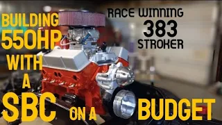 HOW TO BUILD A 550-600HP RACE WINNING 383 STROKER SBC SIMPLIFIED. RACE PROVEN DRAG TRUCK ENGINE!