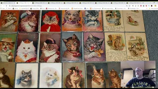 Popeyes Postcards - The Lost Years: Kitty Cat Postcard Collection Sourcing & Haul Video