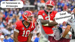#1 Tennessee vs. #3 Georgia Reaction! (Week 10)