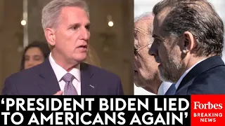 BREAKING NEWS: McCarthy Accuses Biden Of Lie About Son Hunter, Touts Progress In Govt Funding Effort