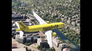 Airbus A320 make a bad landing at Zurich Airport (ZRH)