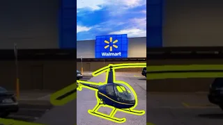 Flying a helicopter to the store!!