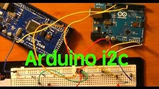 i2c communication between an Arduino Uno and an Arduino Mega 2560