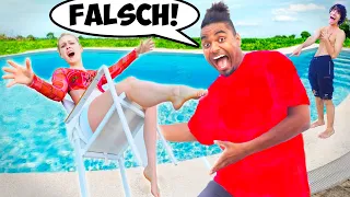 WER KENNT MICH BESSER?! 💦 Pool Edition (ft. @TheresaKirchner & @AlexFreerun)