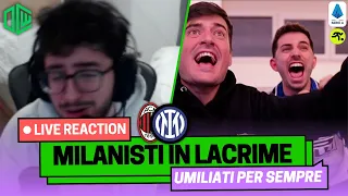 MILAN-INTER 1-2 LIVE REACTION | "CAMPIONI D’ITALIA! SCUDETTO IN FACCIA!" | TIFOSIAMO