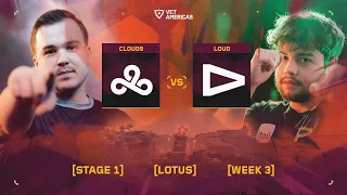 Cloud9 vs LOUD - VCT Americas Stage 1 - W3D1 - Map 3