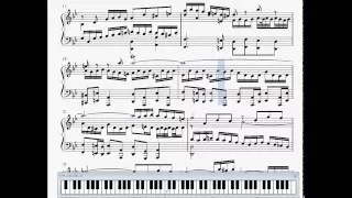 『バッハ：小フーガト短調』（Bach Fugue in G minor BWV 578）（ピアノ楽譜）