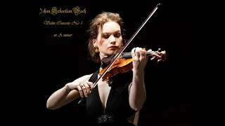 J.S.Bach - Violin Concerto No 1 in A Minor,  BWV 1041  / Hilary Hahn - L.A. Chamber Orchestra (HQ)