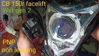 cara pasang biled Wst gen 2 di CB150R facelift non leveling LEED HID MOTOR