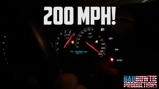 200mph street pull in a Supercharged Corvette