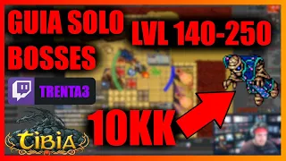 GUIA TIBIA SOLO BOSSES LOW LEVEL | LVL 140-250