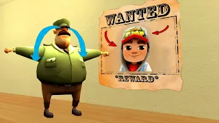 The subway surfers police wanted to arrest me Nextbot Gmod