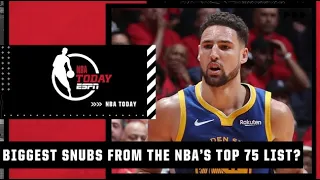 Discussing the biggest snubs from the NBA’s 75th anniversary team | NBA Today