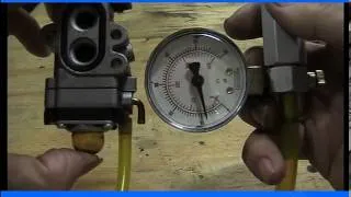 carburetor pressure testing