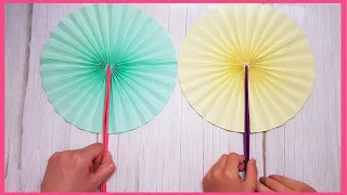 DIY Складной веер из бумаги / Paper craft