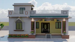35x33 Ghar Ka Design  II 3Bhk Home Plan Idea II Simple And Low Budget House Plan II 3D Home Tour