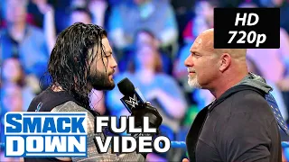 Goldberg and Roman Reigns Full Segment WWE SmackDown Feb. 28, 2020 HD
