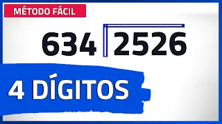 🔴¿SABES DIVIDIR CON 4 CIFRAS? ¡Aprende muy fácil! - DIVISIÓN de 4 DÍGITOS (Nivel Fácil)