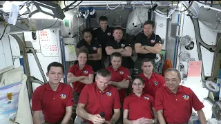 Expedition 70NASA’s SpaceX Crew-7 Farewell Remarks, Station Change of Command March 10, 2024