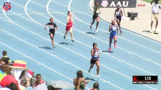 12-Year-Old Aniyah Brown Runs 24 In 200m Prelims!