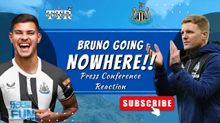 BRUNO GOING NOWHERE!! | PRESS CONFERENCE REACTION
