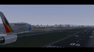 Philippine Airlines A321 NEO Butter Landing in Manila
