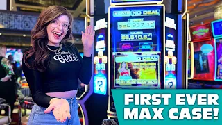 First EVER on YouTube - Max Briefcase on NEW Deal or No Deal Slot Machine