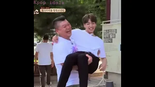 bringing back this clip bec jungkook looks so happy here while hodong lifts him 😭☹️