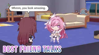 Best Friend Talks | Elysia Herrscher and Eden Interaction | Honkai Impact 3rd