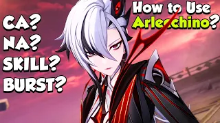 How to Use Arlecchino? | Arlecchino Guide | Skill, Burst, NA and CA of Arlecchino Explained