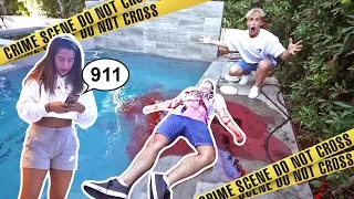 INSANE DEAD BODY PRANK ON TEAM 10 (FREAKOUTS)