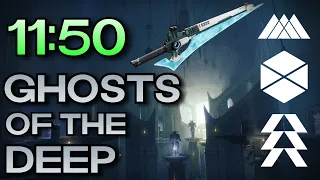 Ghosts of the Deep Dungeon in less than 12 minutes! (Season of the Deep)