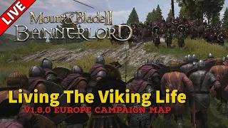 Vikings Raiding Britain  | 1.8.0 | A Bannerlord Journey | Europe Campaign Map