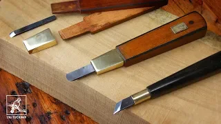 Making a Carving Knife and Chisels - Woodblock Printmaking Tools