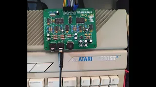 OPL3.play preview 5 on Atari 520ST+ with OPL3 Duo! board driver