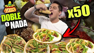 EL RETO de "50 TACOS" que NADIE HA LOGRADO en 37 AÑOS 🌮 | **Si no Termino PAGO DOBLE 💵🔥