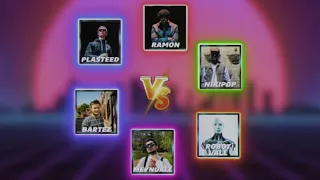 Plasteed vs Robot Vall vs Ramon Vs Nikipop vs Meynuall vs Bartez Golden League