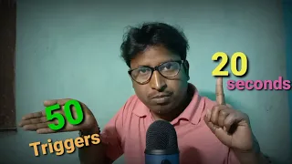 ASMR 50 Triggers In 25 Seconds