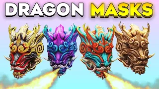 GTA 5 Online All Dragon Masks (Lunar New Year Rewards)