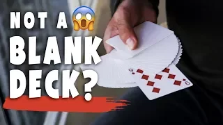 Learn the BLANK DECK magic trick with a REGULAR DECK!