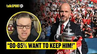 Mark Goldbridge Is CERTAIN The Majority Of Man United Fans Are In Favor Of Ten Hag STAYING! ✅🙏