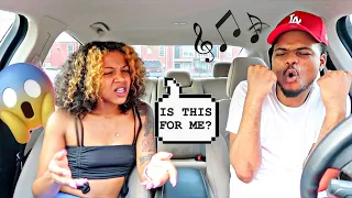 PLAYING THE DISS TRACK I MADE ON MY GIRLFRIEND TO SEE HOW SHE REACTS… *HILARIOUS*