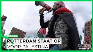 Rotterdammers komen samen bij protest voor Palestina | Trending
